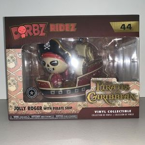 BNIB Disney Parks Funko Dorbz RIDEZ - Pirates of the Caribbean JOLLY ROGER Ship